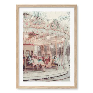 Dreamy Parisian Carousel Wall Art Print by Talitha McQueen by Profile Australia, a Prints for sale on Style Sourcebook