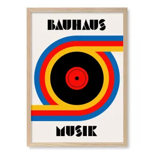 Bauhaus Music Record Wall Art Print by Retrodrome by Profile Australia, a Prints for sale on Style Sourcebook