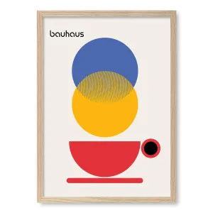 Bauhaus Coffee Circles Wall Art Print by Retrodrome by Profile Australia, a Prints for sale on Style Sourcebook