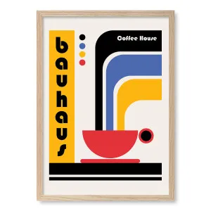 Bauhaus Coffee House Wall Art Print by Retrodrome by Profile Australia, a Prints for sale on Style Sourcebook