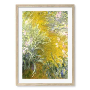The Path Through the Irises - Claude Monet Art Print by Profile Australia, a Prints for sale on Style Sourcebook
