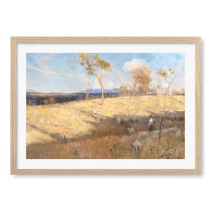 Golden Summer Eaglemont - Arthur Streeton Art Print by Profile Australia, a Prints for sale on Style Sourcebook