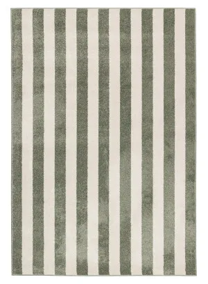 Aveline Green Striped Rug by Miss Amara, a Contemporary Rugs for sale on Style Sourcebook