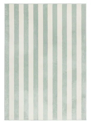 Valeria Green Striped Rug by Miss Amara, a Contemporary Rugs for sale on Style Sourcebook