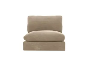 Ludlow Muse Soft Brown Armless Sofa Chair Module by James Lane, a Sofas for sale on Style Sourcebook