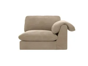 Ludlow Muse Soft Brown Right Arm Facing Chair Module by James Lane, a Sofas for sale on Style Sourcebook
