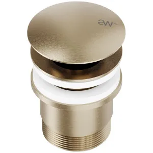 Astra Walker 32mm Click Clack Waste with Overflow Champagne Brass A7003V235 by Astra Walker, a Traps & Wastes for sale on Style Sourcebook
