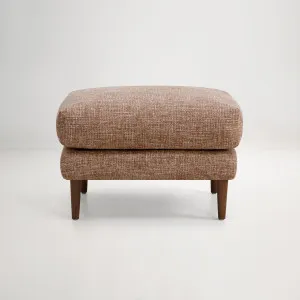 Tilly Ottoman - Panama Rust/Walnut by Lounge Lovers, a Ottomans for sale on Style Sourcebook
