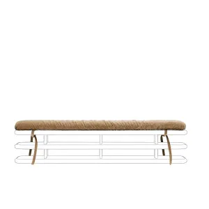 Plinto Bench Cushion - [ Amalfi Tobacco ] by ELLISON STUDIOS., a Benches for sale on Style Sourcebook