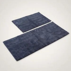 Bath Mat - Cotton, Large, Midnight - Canningvale by Canningvale, a Sheets for sale on Style Sourcebook