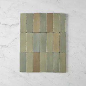 Noosa Gloss Zellige Green Subway Tile by TileCloud, Green by TileCloud, a Subway Tiles for sale on Style Sourcebook