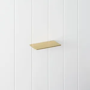 Yabby Shower Shelf Small Brushed Brass for Bathroom Accessories by Yabby, a Soap Dishes & Dispensers for sale on Style Sourcebook