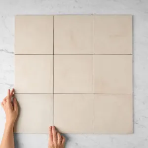 Bronte Square White Porcelain Tile by TileCloud, Home Decor by TileCloud, a Porcelain Tiles for sale on Style Sourcebook