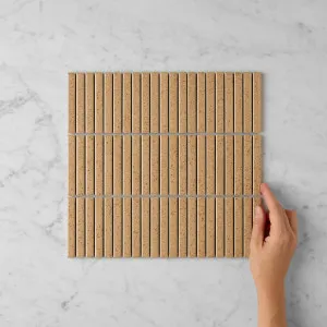 Coogee Sand Kit Kat Mosaic Tile, warm sand tone, TileCloud by TileCloud, a Mosaic Tiles for sale on Style Sourcebook