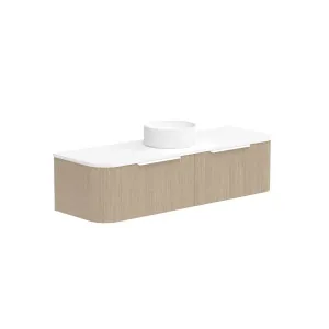 Waverley Vanity 1500 Wall Hung Coastal Oak by Yabby, 1500mm by Yabby, a Vanities for sale on Style Sourcebook