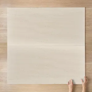 Travertine Look Ivory Matte Tile by TileCloud, Home Decor by TileCloud, a Stone Look Tiles for sale on Style Sourcebook