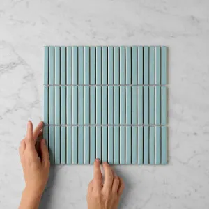Coogee Sky Blue Mosaic Tile for Walls and Splashbacks by TileCloud by TileCloud, a Mosaic Tiles for sale on Style Sourcebook