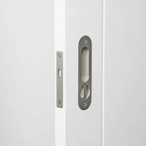Yabby Flush Pull with Lock Stainless Steel for Internal Sliding Doors, Privacy Lock, Durable Finish by Yabby, a Door Hardware for sale on Style Sourcebook