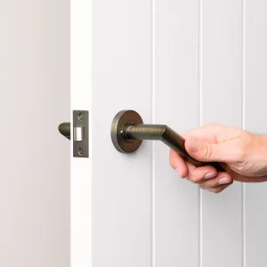 Yabby Sydney Door Handle with Lock Antique Brass for Doors by Yabby, a Door Hardware for sale on Style Sourcebook