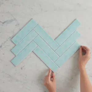 Newport Gloss Mini Subway Tile, Duck Egg Blue, TileCloud by TileCloud, a Subway Tiles for sale on Style Sourcebook