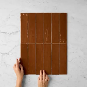 Gloss Amber Subway Tile by TileCloud, Ceramic, 1 Color, Kitchen and Bathroom Decor by TileCloud, a Subway Tiles for sale on Style Sourcebook