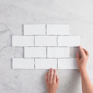 Newport Gloss Small White Subway Tile by TileCloud, Small by TileCloud, a Subway Tiles for sale on Style Sourcebook