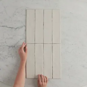 Gloss Subway Bone Wall Tile by TileCloud, bone color, Home Decor by TileCloud, a Subway Tiles for sale on Style Sourcebook