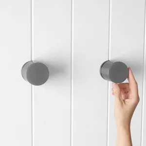 Round Taps Gunmetal by Yabby, Gunmetal Finish, Bathroom Tapware by Yabby, a Bathroom Taps & Mixers for sale on Style Sourcebook