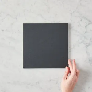 Silver Beach Black Encaustic Look Square Tile by TileCloud, Black by TileCloud, a Encaustic Tiles for sale on Style Sourcebook