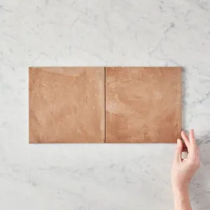 Terracotta Encaustic Look Square Tile by TileCloud, Home Decor by TileCloud, a Encaustic Tiles for sale on Style Sourcebook