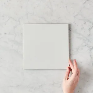 Silver Beach White Encaustic Look Square Tile by TileCloud, Suitable for Floors and Walls by TileCloud, a Encaustic Tiles for sale on Style Sourcebook
