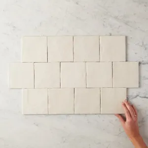 Newport Matte Bone Mixed Square Tile by TileCloud, Bone Color by TileCloud, a Porcelain Tiles for sale on Style Sourcebook
