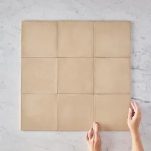 Tamarama Beige Square Tile by TileCloud, Home Decor by TileCloud, a Porcelain Tiles for sale on Style Sourcebook