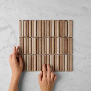 Coogee Antique Beige Matte Kit Kat Mosaic Tile for TileCloud by TileCloud, a Mosaic Tiles for sale on Style Sourcebook