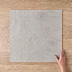 Byron Travertine Look Grey Matte Tile by TileCloud, Grey by TileCloud, a Stone Look Tiles for sale on Style Sourcebook