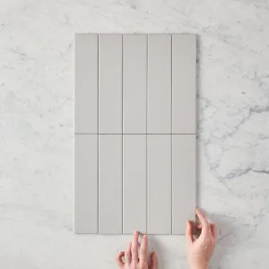 Matte Grey Subway Tile by TileCloud, 6x12 inches, Bathroom and Kitchen Wall Decor by TileCloud, a Subway Tiles for sale on Style Sourcebook