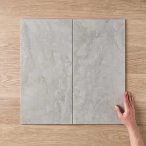 Grey Travertine Look Tile Shelves, Grey, TileCloud by TileCloud, a Stone Look Tiles for sale on Style Sourcebook