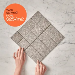 Charcoal Stone Look Square Tile by TileCloud, Home Decor by TileCloud, a Porcelain Tiles for sale on Style Sourcebook