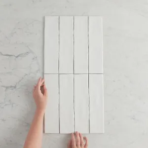 Newport Matte Subway Tile Storage Cabinet, White, TileCloud by TileCloud, a Subway Tiles for sale on Style Sourcebook