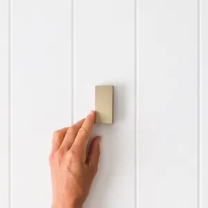 Shower Glass Clamp in Warm Brushed Nickel by Yabby, 10 mm by Yabby, a Shower Screens & Enclosures for sale on Style Sourcebook