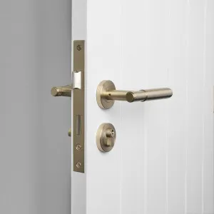 Yabby Front Door Lock Set, Warm Brushed Nickel, Hardware Lock by Yabby, a Door Hardware for sale on Style Sourcebook