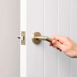 Sydney Door Handle in Warm Brushed Nickel by Yabby by Yabby, a Door Hardware for sale on Style Sourcebook