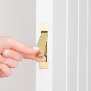Yabby Concealed Hook Pull Handle Brushed Brass for Doors by Yabby, a Door Hardware for sale on Style Sourcebook