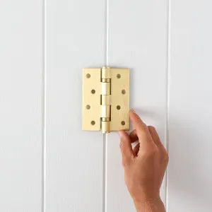 Yabby Door Butt Hinge Single Brushed Brass, Easy-Fit Solution for Everyday Projects, Hardware Accessory by Yabby, a Door Hardware for sale on Style Sourcebook