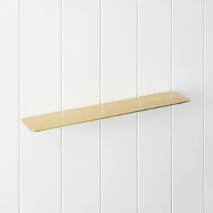 Yabby Shower Shelf, Brushed Brass, Bathroom Storage, Wall-Mounted, 5 Bottle Capacity by Yabby, a Soap Dishes & Dispensers for sale on Style Sourcebook