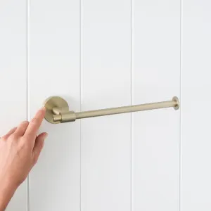 Melbourne Hand Towel Holder in Warm Brushed Nickel by Yabby by Yabby, a Towel Rails for sale on Style Sourcebook
