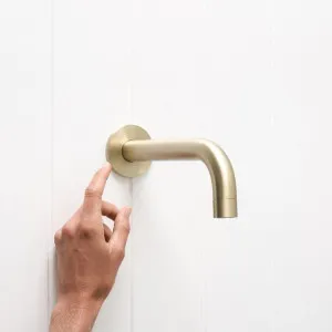 Sydney Wall Spout in Warm Brushed Nickel by Yabby by Yabby, a Bathroom Taps & Mixers for sale on Style Sourcebook