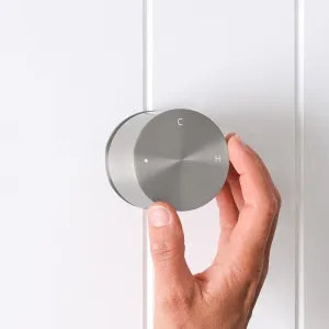 Round Wall Progressive Mixer Stainless Steel by Yabby by Yabby, a Bathroom Taps & Mixers for sale on Style Sourcebook