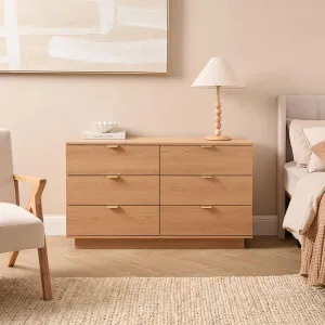 Dune Six Drawer - Natural - Mocka by Mocka., a Dressers & Chests of Drawers for sale on Style Sourcebook