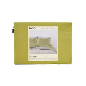 Haven Olive Sheet Set by Kas Australia, a Sheets for sale on Style Sourcebook